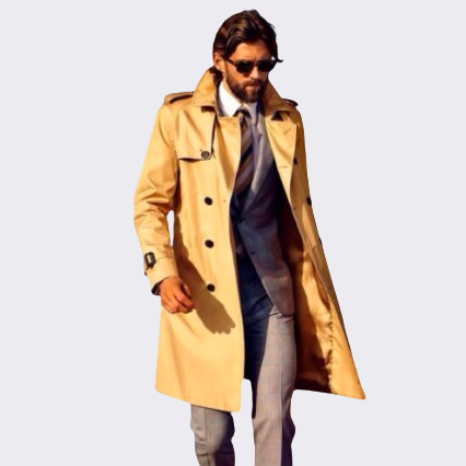 Casaco trench coat masculino Londres
